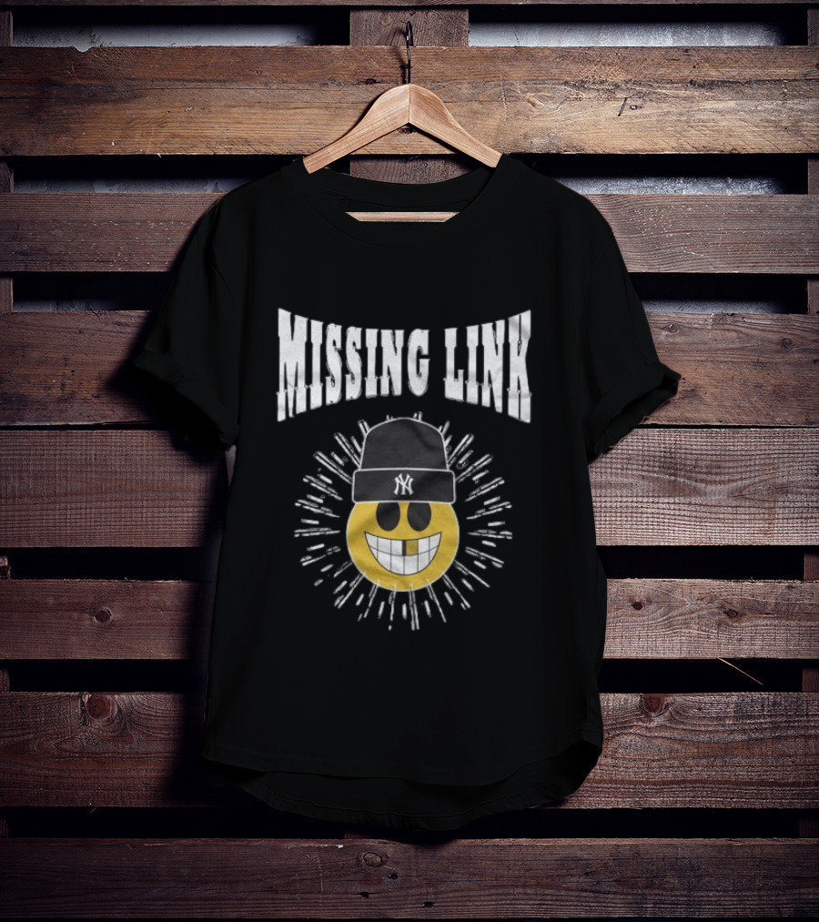 Closed Casket Activities Missing Link Smiley NY Cap T-Shirt