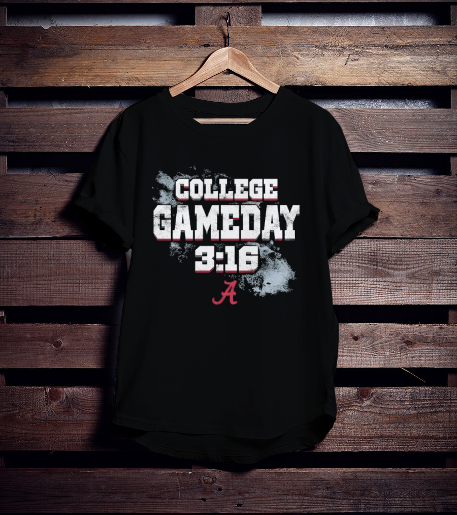College GameDay Alabama Crimson Tide 3 16 T-Shirt
