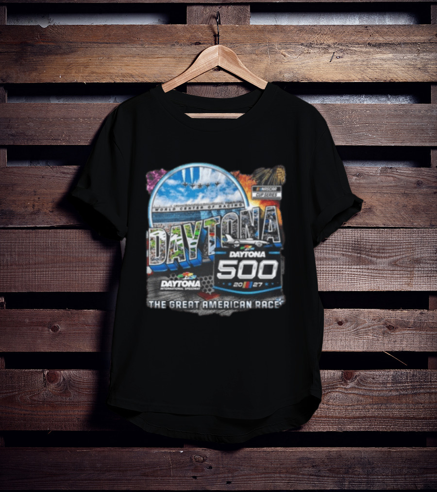 Daytona International Speedway The Great American Race Daytona 500 February 21 2027 NASCAR Racing Event T-Shirt