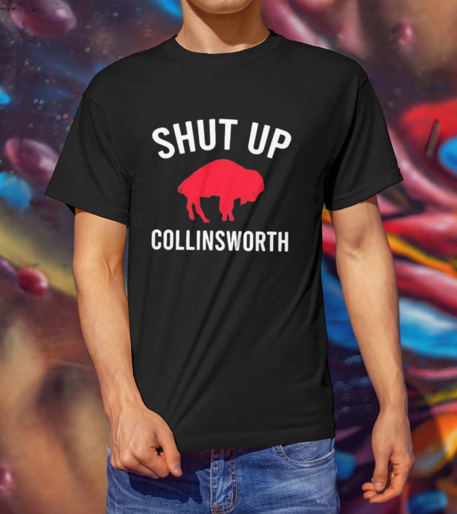 Shut Up Collinsworth Red Buffalo T-Shirt