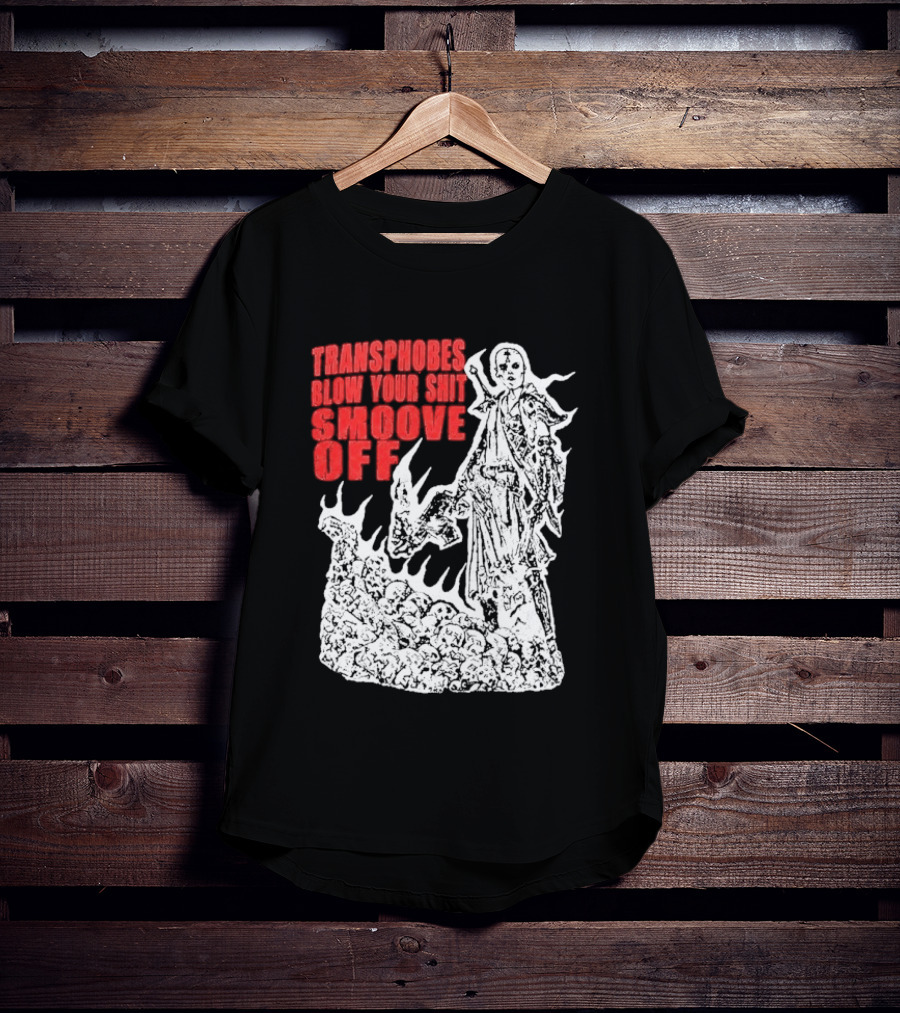 Transphobes Blow Your Smoove Off Flame Spirit T-Shirt