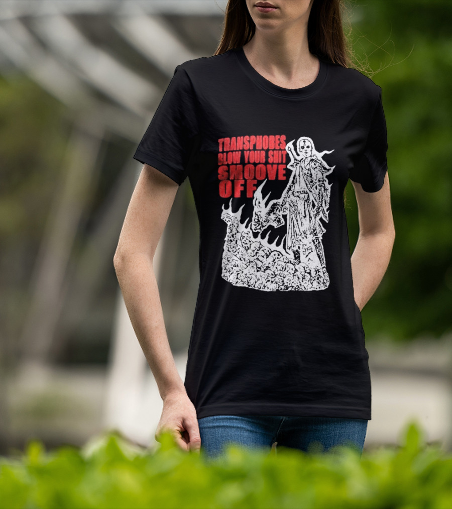 Transphobes Blow Your Smoove Off Flame Spirit T-Shirt