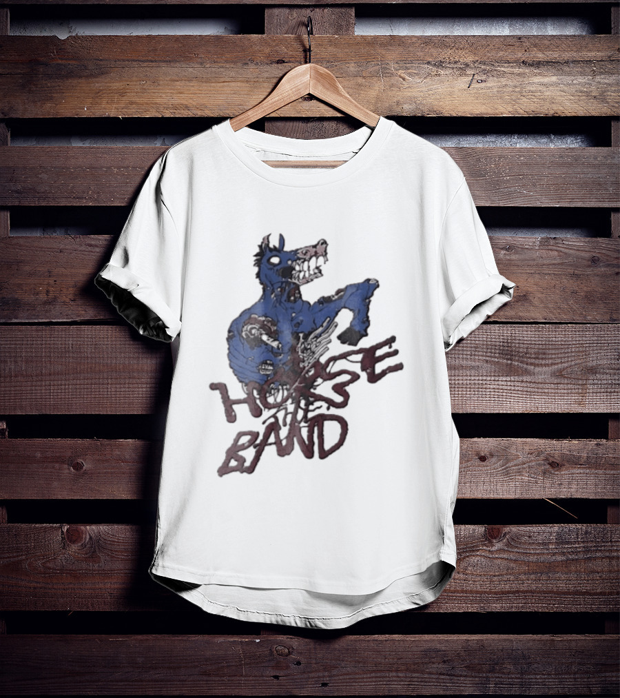 Horse The Band Zombie Horse Creature Monster T-Shirt