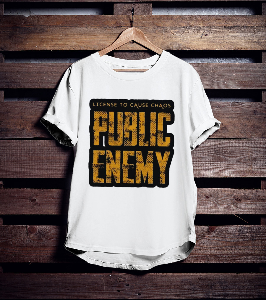 License To Cause Chaos Public Enemy T-Shirt