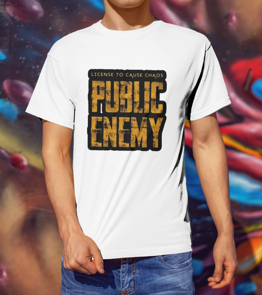 License To Cause Chaos Public Enemy T-Shirt