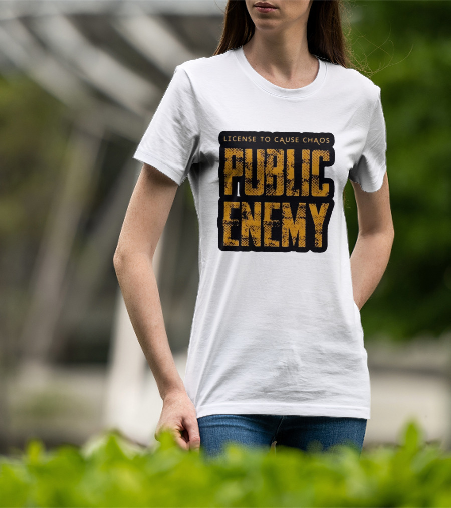 License To Cause Chaos Public Enemy T-Shirt