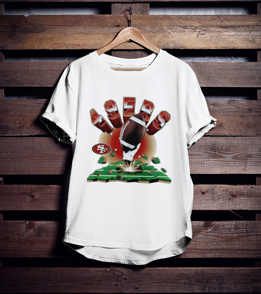 San Francisco 49ers Explosive Football 2026 Clubhouse T-Shirt