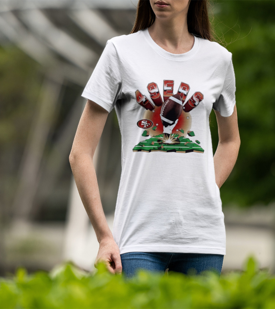 San Francisco 49ers Explosive Football 2026 Clubhouse T-Shirt