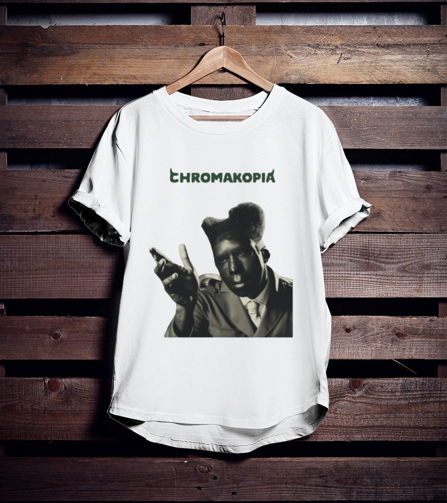 Chromakopia Tyler The Creator Album Concept With Vintage Monochrome T-Shirt