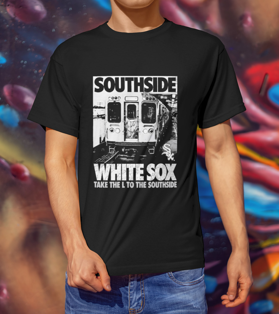 Southside Chicago White Sox Take The L To The Southside Train Scene T-Shirt