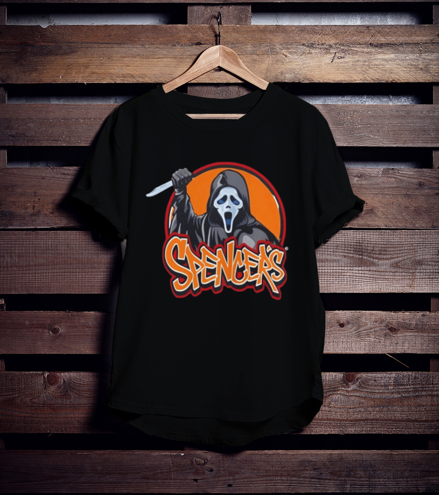 Ghost Face Spencers Halloween 2026 T-Shirt