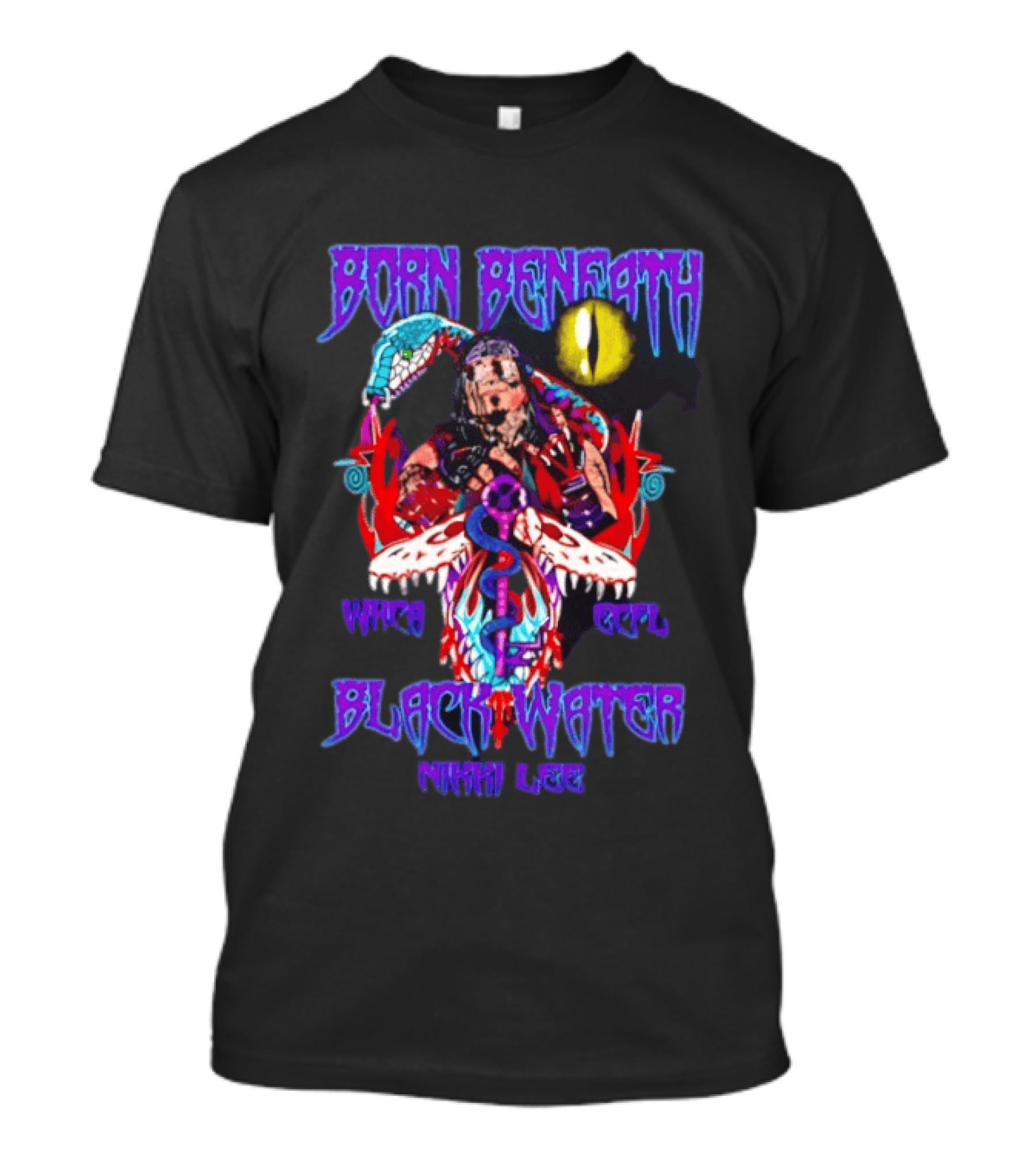 Born Beneath Black Water Nikki Lee Eye Fantasy T-Shirt