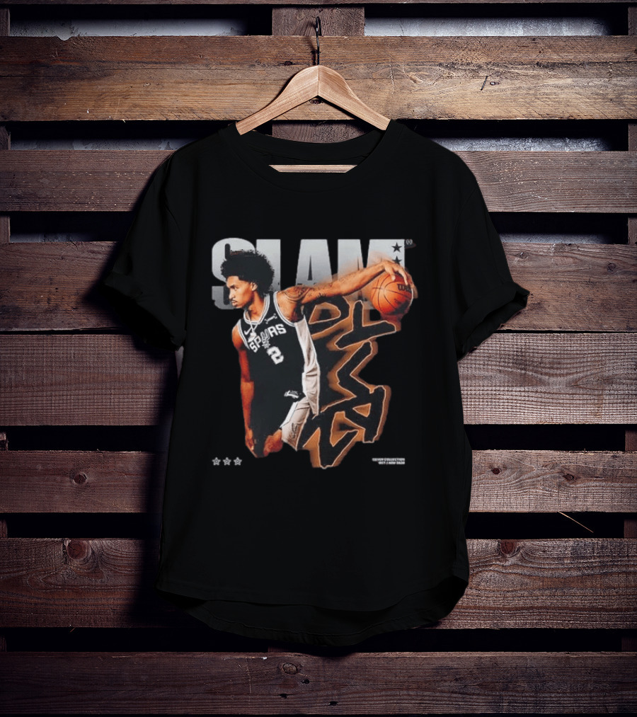 SLAM 264 Dylan Harper San Antonio Spurs Script Remix 2026 T-Shirt
