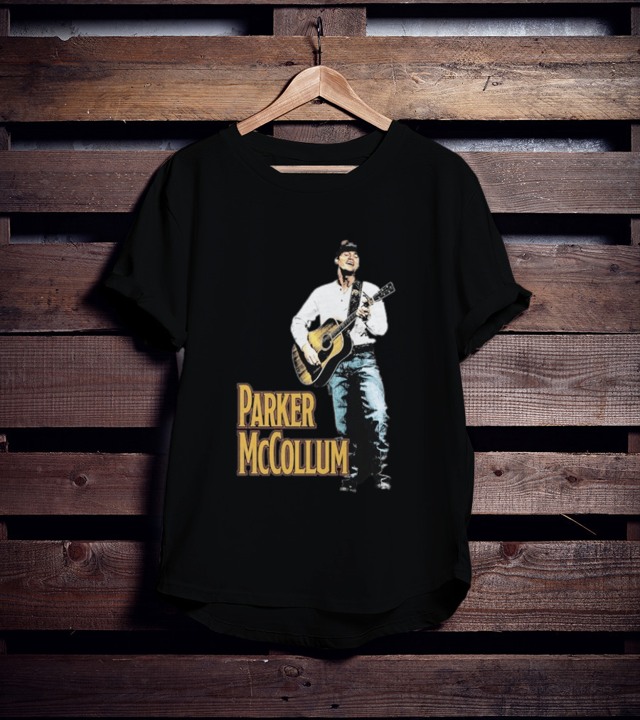 Parker McCollum Acoustic Performance Deluxe Guitar Photo T-Shirt