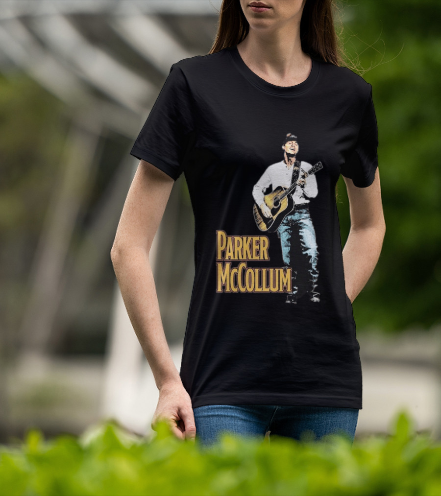Parker McCollum Acoustic Performance Deluxe Guitar Photo T-Shirt