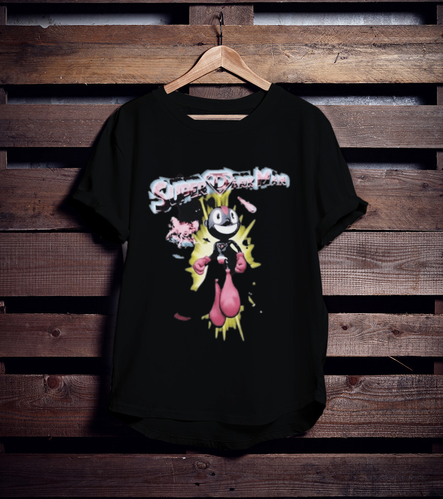 Super Dark Man Lil Darkie Character Art Explosion T-Shirt