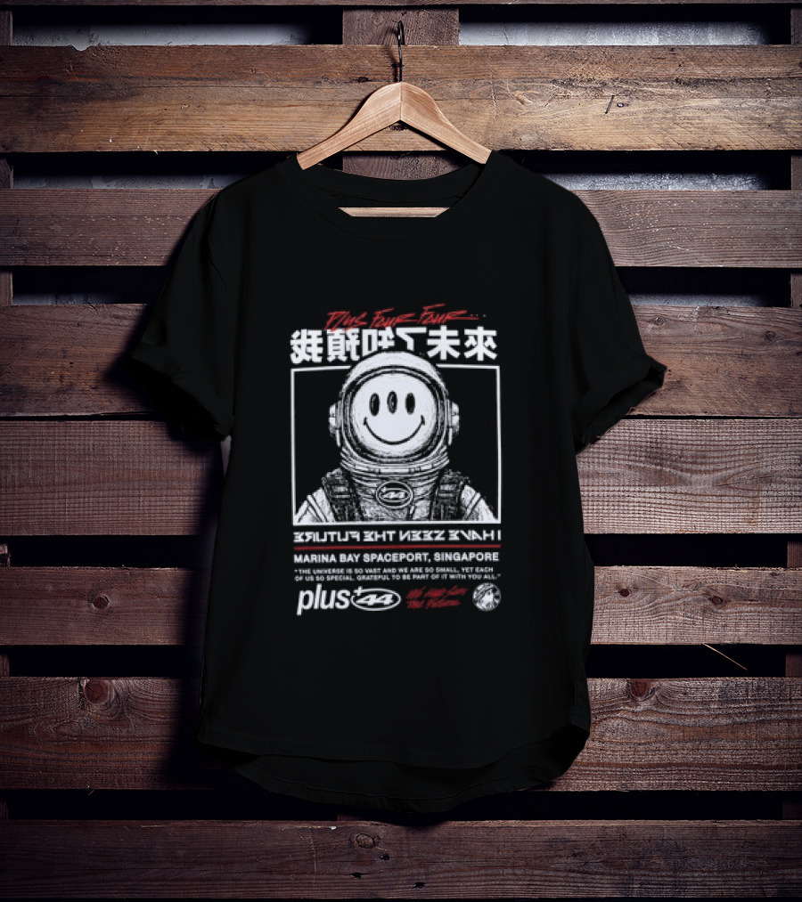 Plus44 Marina Bay Spaceport Singapore Future Astronaut T-Shirt