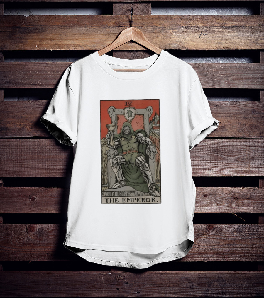 Doctor Doom IV Tarot Card The Emperor Marvel T-Shirt