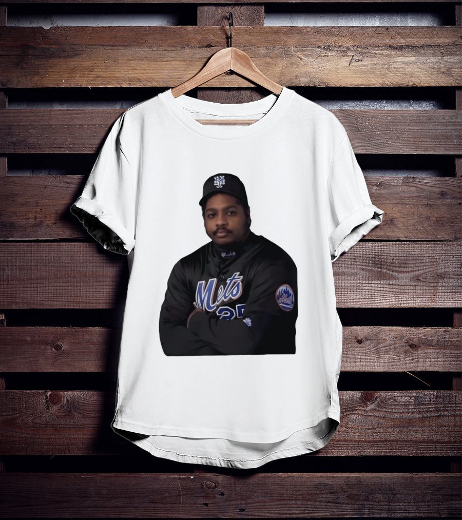 New York Mets Baseball Player 25 MLB Jersey Black T-Shirt