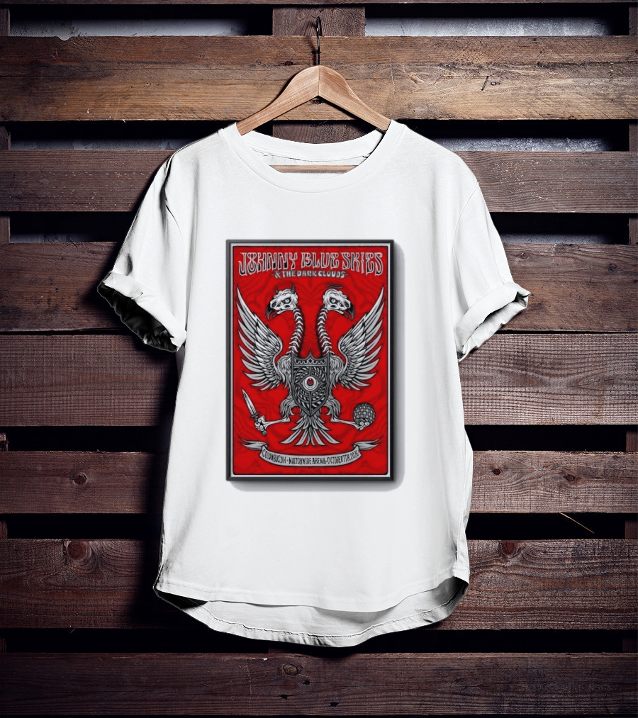Johnny Blue Skies And The Dark Clouds Nationwide Arena Columbus OH October 7 2026 Two Headed Eagle T-Shirt