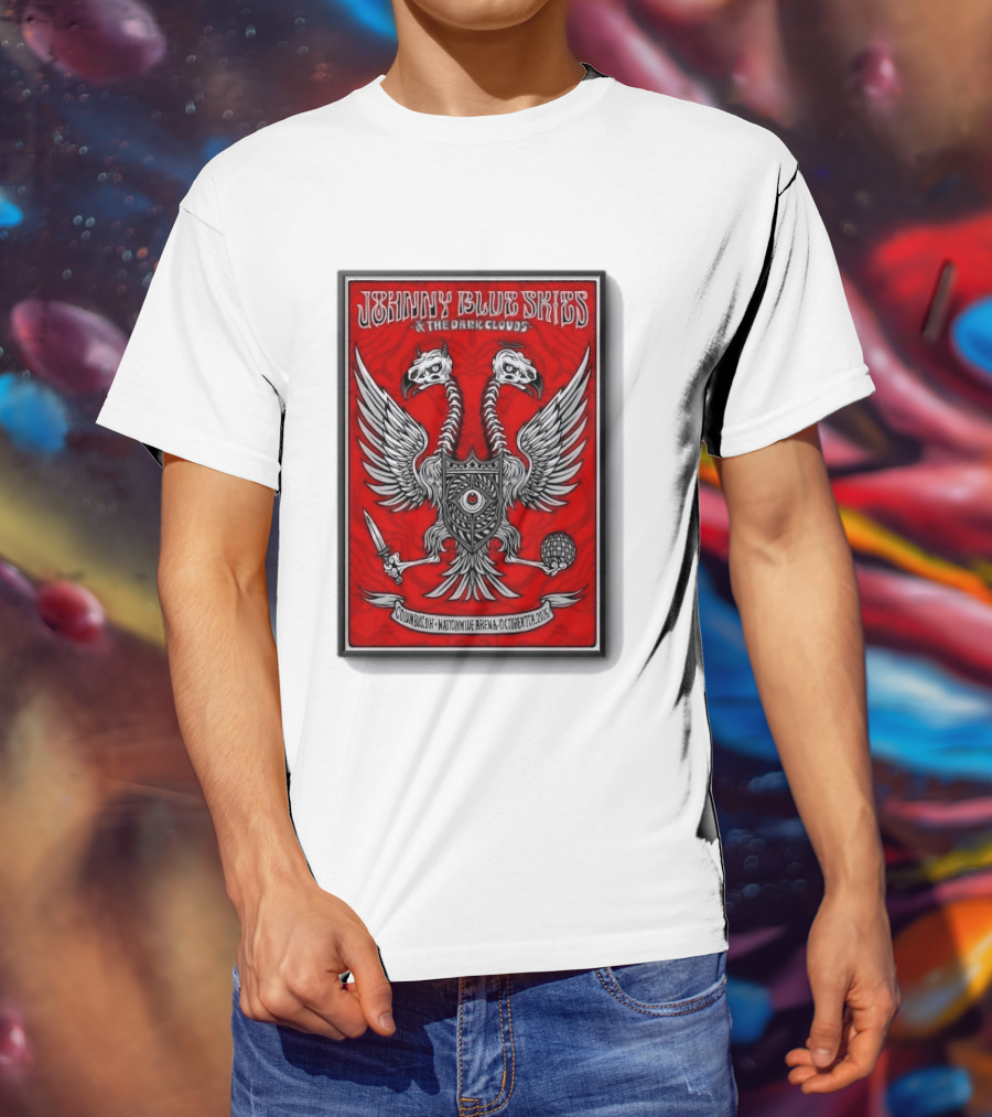 Johnny Blue Skies And The Dark Clouds Nationwide Arena Columbus OH October 7 2026 Two Headed Eagle T-Shirt