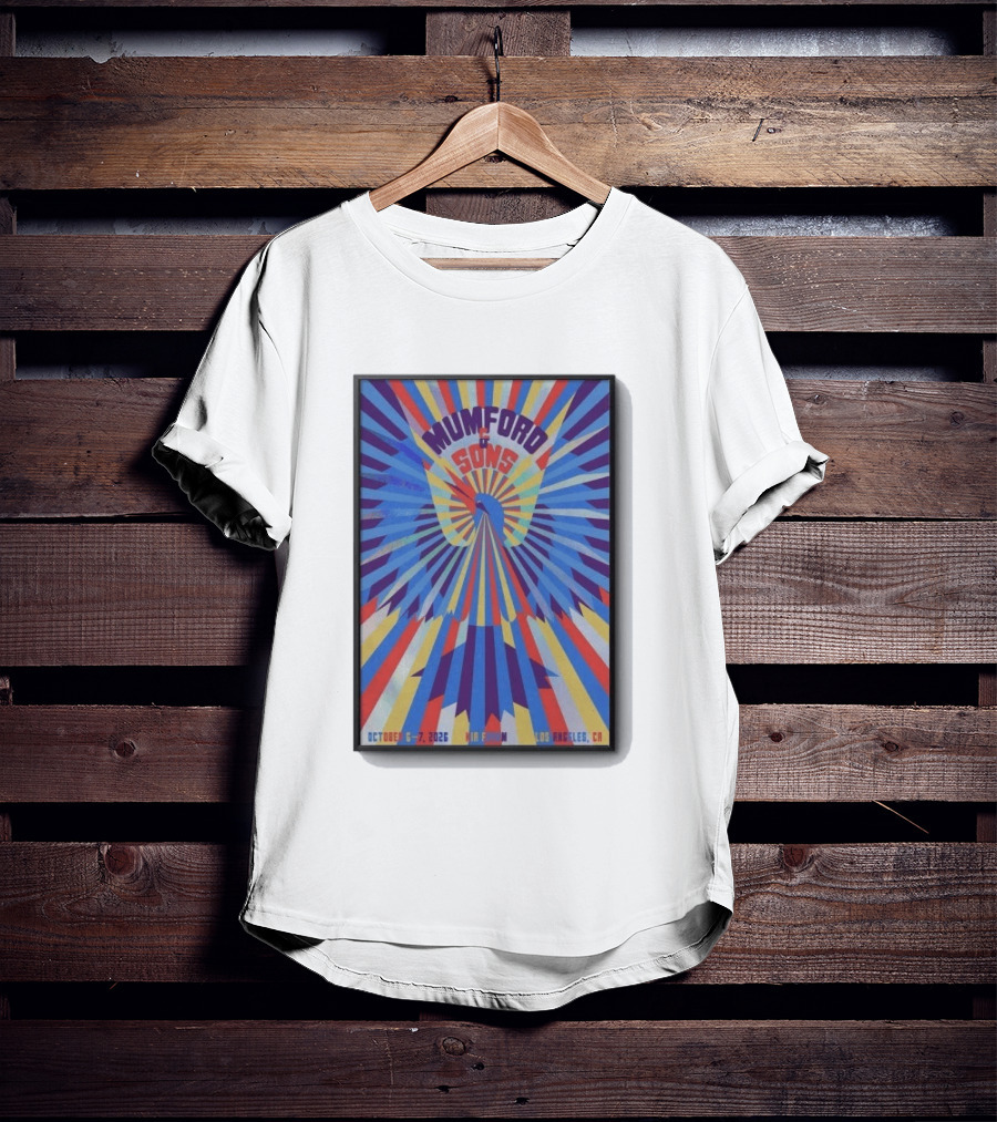 Mumford And Sons October 6 7 2026 Kia Forum Los Angeles CA T-Shirt