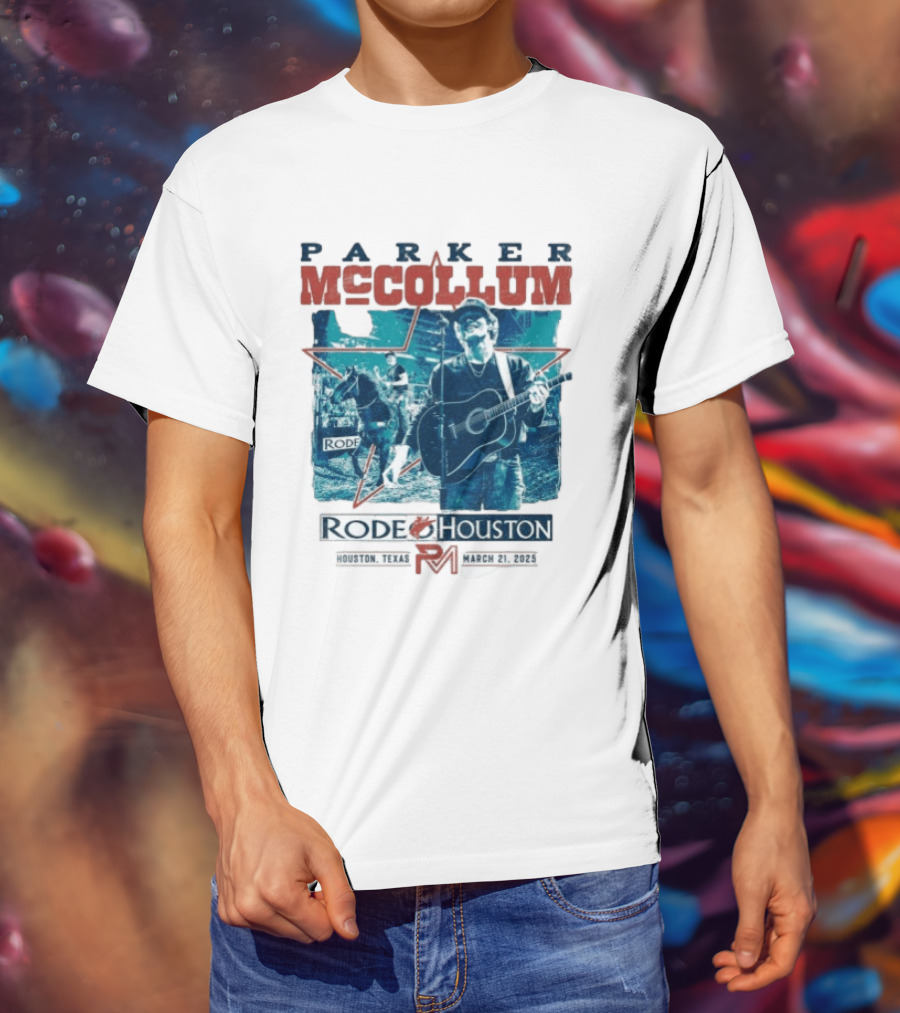 Parker McCollum Live At Rodeo Houston Texas March 21 2025 T-Shirt