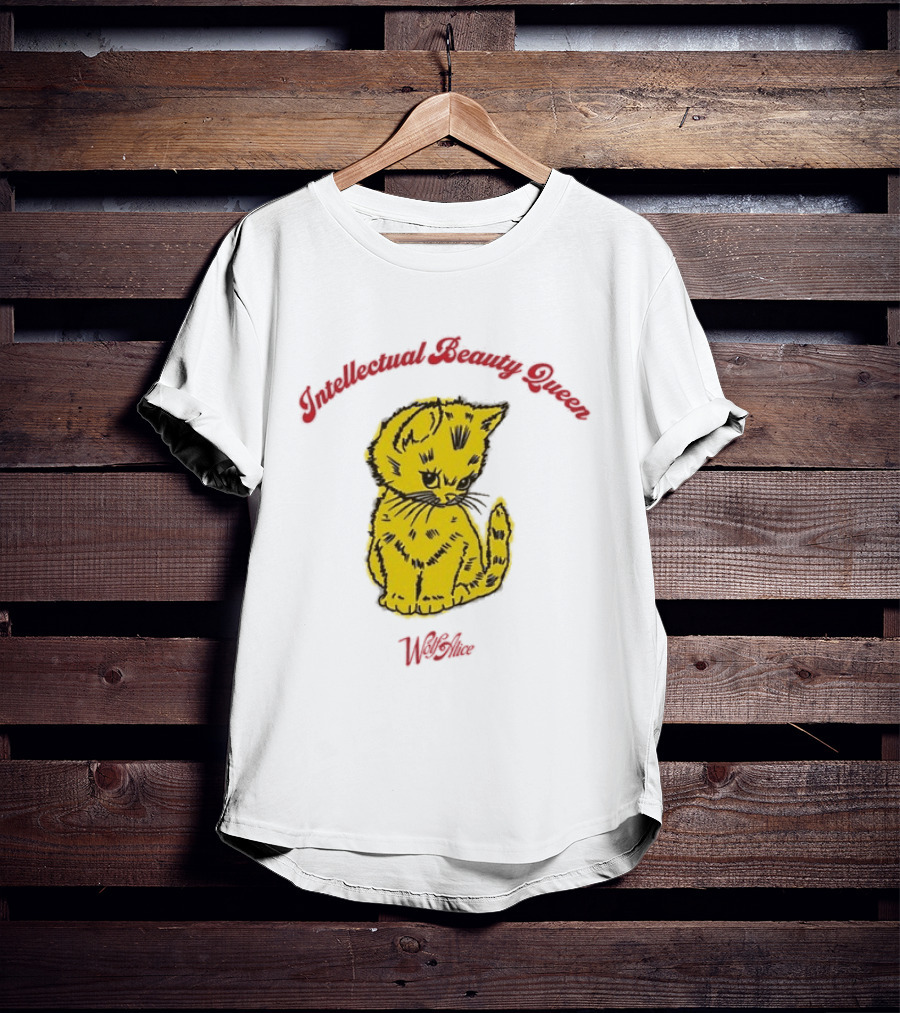 Wolf Alice Intellectual Beauty Queen Cat Drawing T-Shirt
