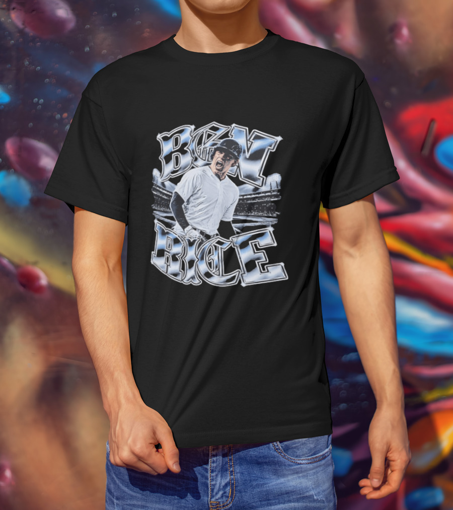 Ben Rice New York Yankees October Power Baseball Stadium T-Shirt