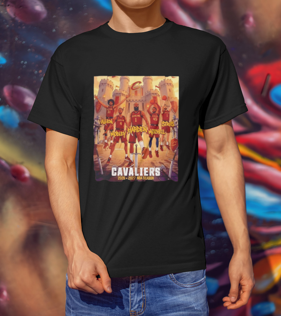 Cleveland Cavaliers 2026 2027 NBA Season Harden Mitchell Mobley Allen Strus Basketball Team Cavaliers T-Shirt