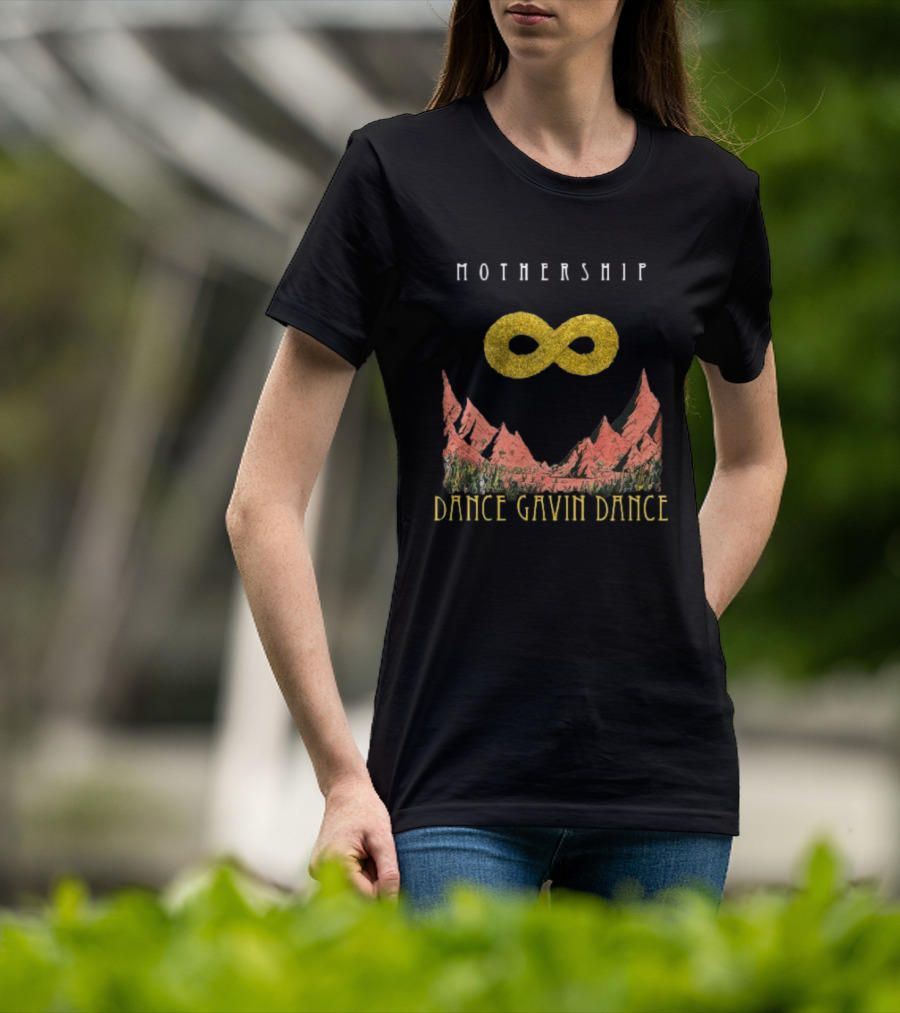 Mothership Dance Gavin Dance Infinity Mountain Scene T-Shirt