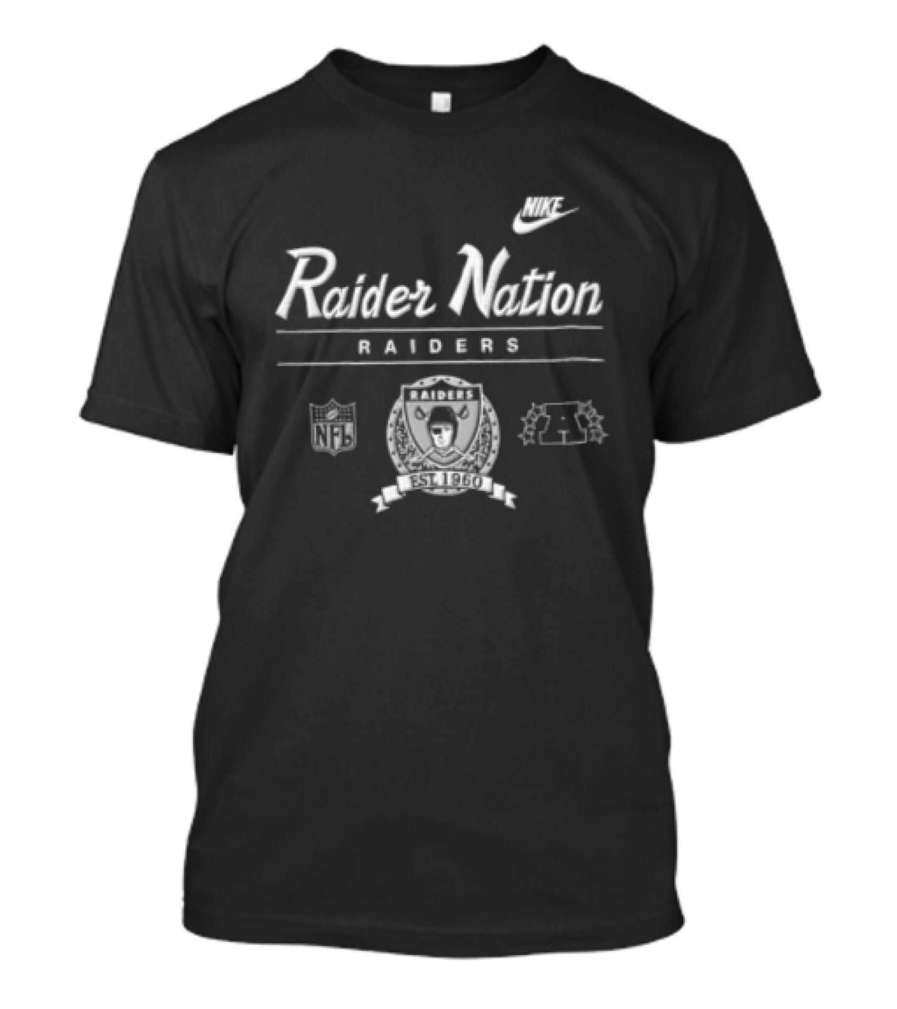 Raider Nation Raiders Shield 1960 Mike Washington Jr Las Vegas T-Shirt