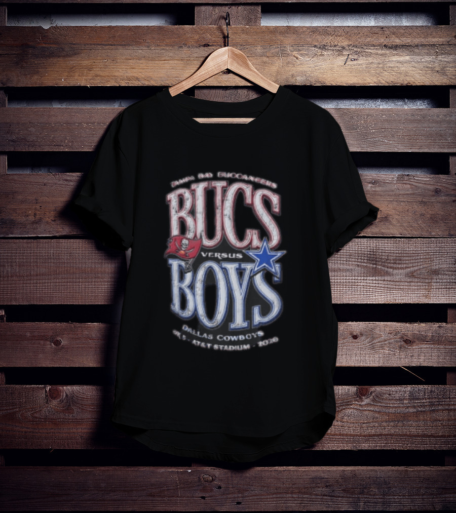 Tampa Bay Buccaneers Dallas Cowboys Bucs Versus Boys AT&T Stadium 2023 T-Shirt