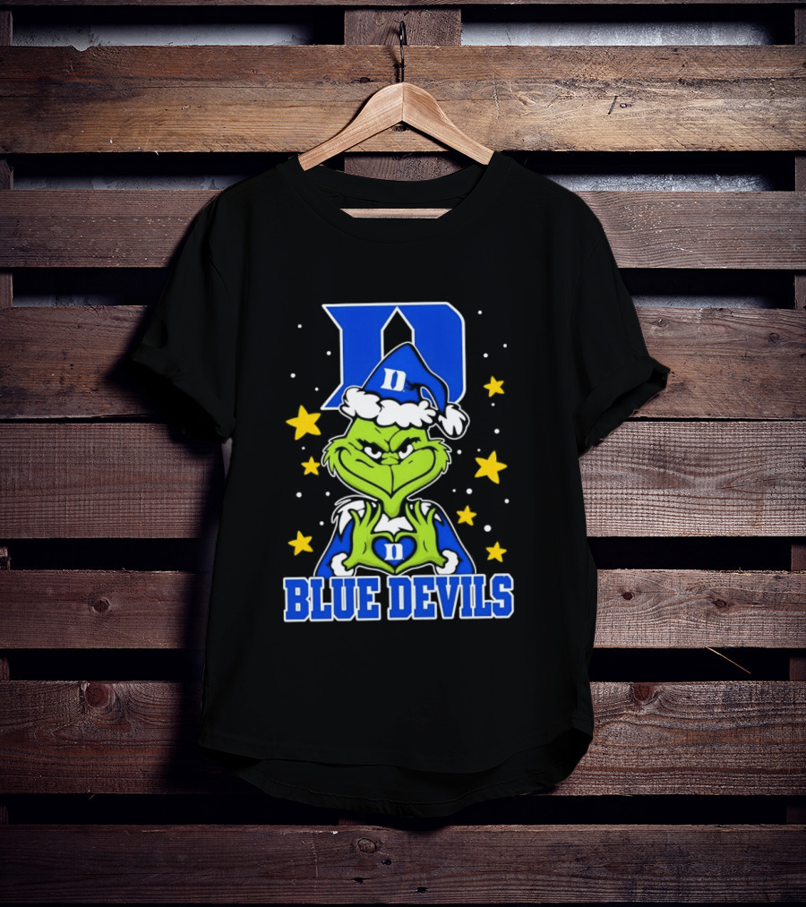 Grinch Christmas Duke Blue Devils NCAA T-Shirt