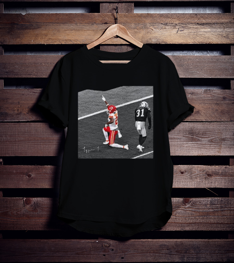 Tyquan Thornton Kansas City Chiefs On Field Celebration 2026 T-Shirt