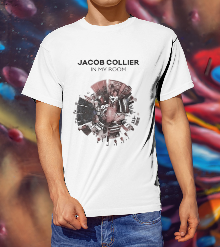 Jacob Collier In My Room Album Abstract Circular T-Shirt