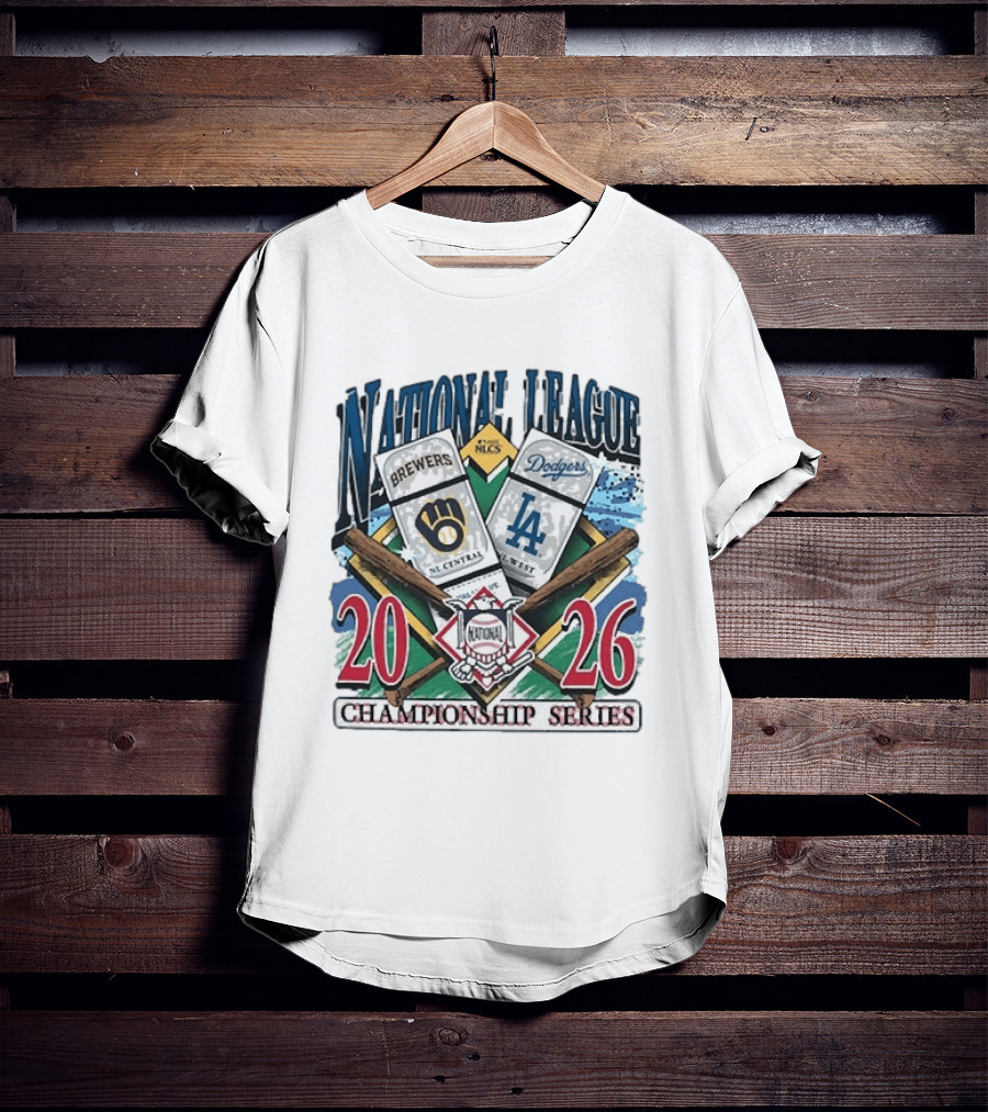 Milwaukee Brewers Los Angeles Dodgers 2026 National League Championship Series Matchup T-Shirt
