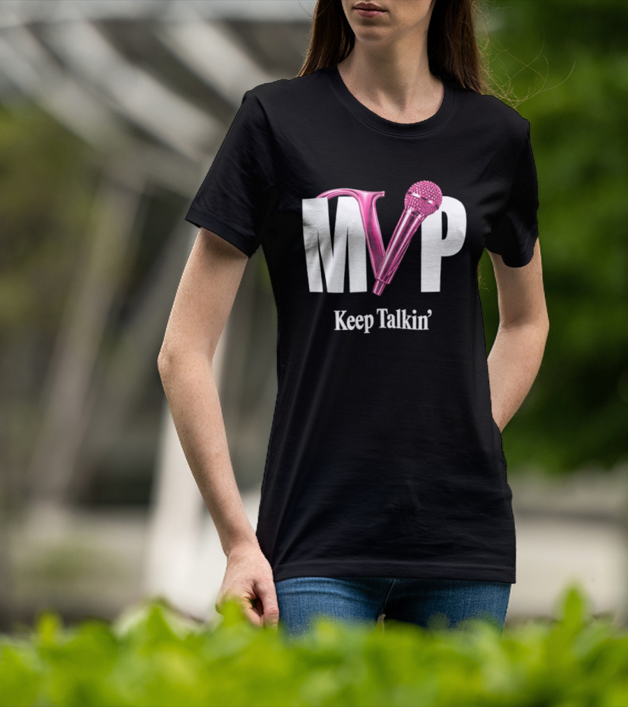 A'ja Wilson Las Vegas Aces MVP Keep Talkin 2020 2026 T-Shirt