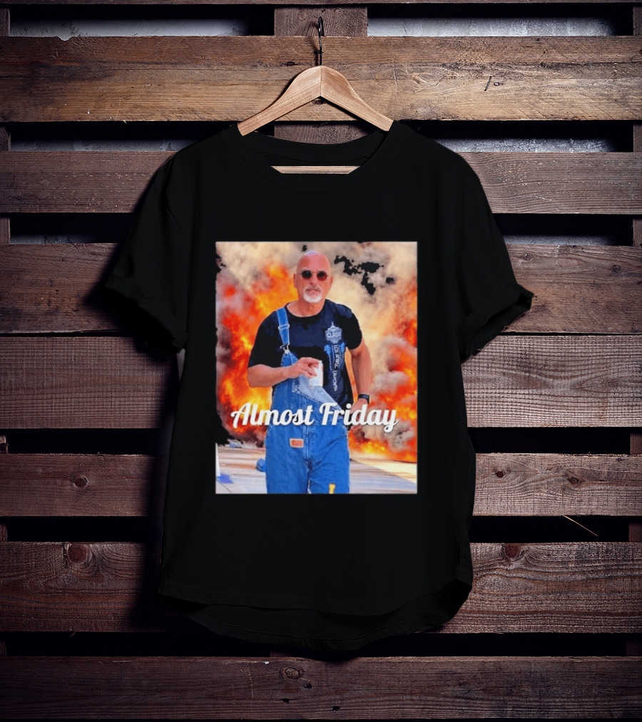 Almost Friday Howie Mandel Clash Explosion Scene T-Shirt