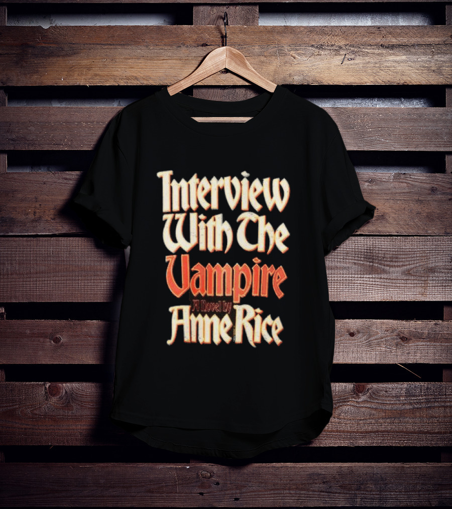 Interview With The Vampire Novel Anne Rice First Edition T-Shirt