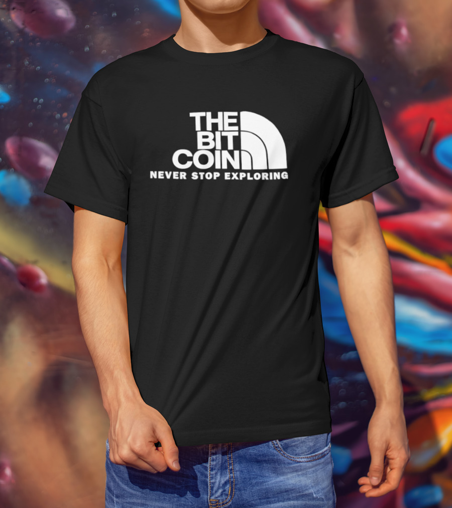 The Bit Coin Never Stop Exploring Adventure T-Shirt