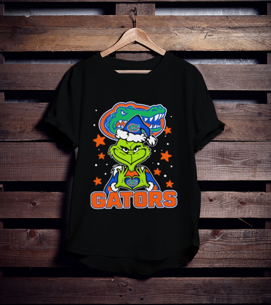 Florida Gators Grinch Christmas College Football Fan T-Shirt
