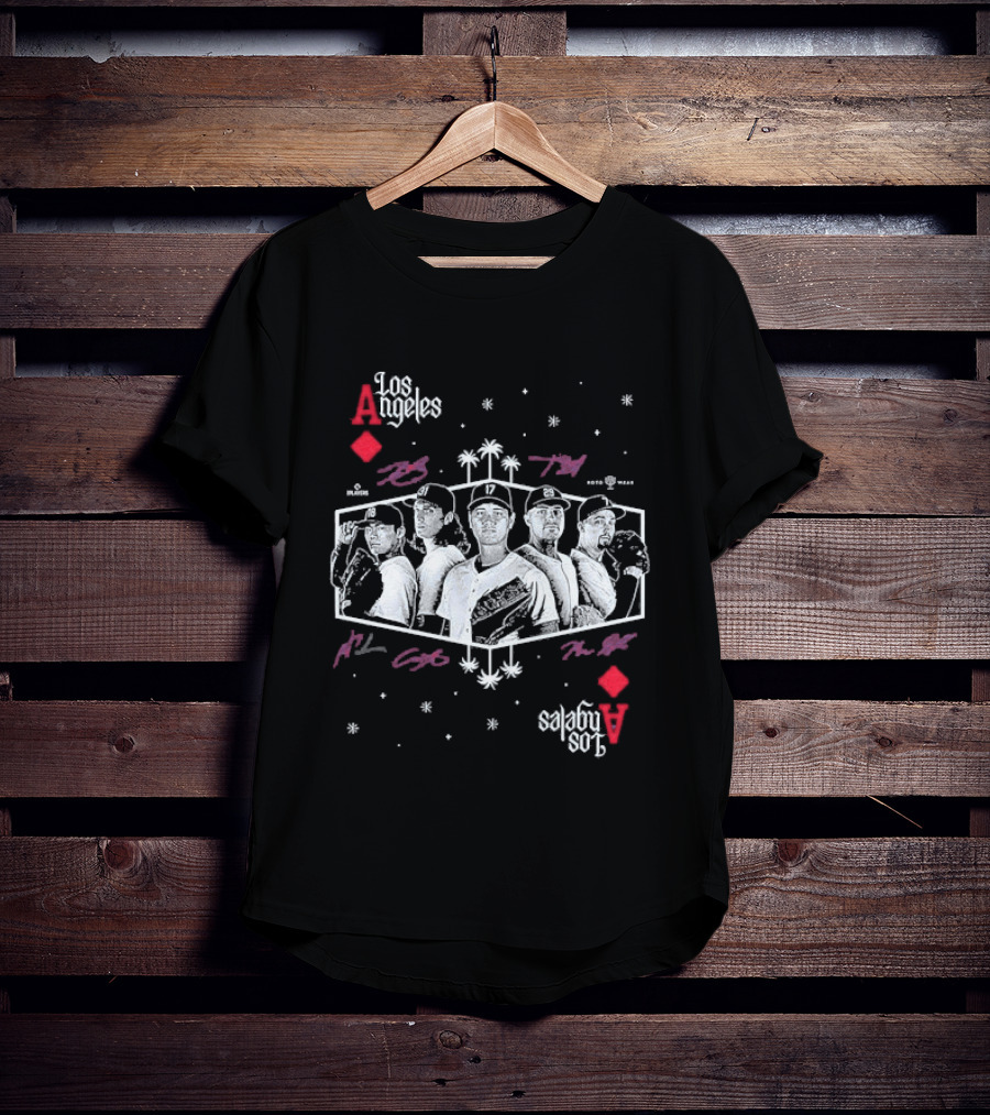 Shohei Ohtani Tarik Skubal Yoshinobu Yamamoto Tyler Glasnow Blake Snell Los Angeles Dodgers Aces T-Shirt