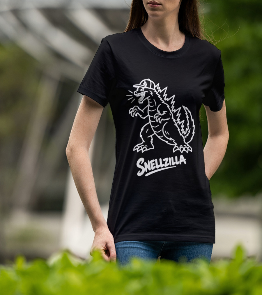 Snellzilla Monster Baseball Tribute Blake Snell T-Shirt