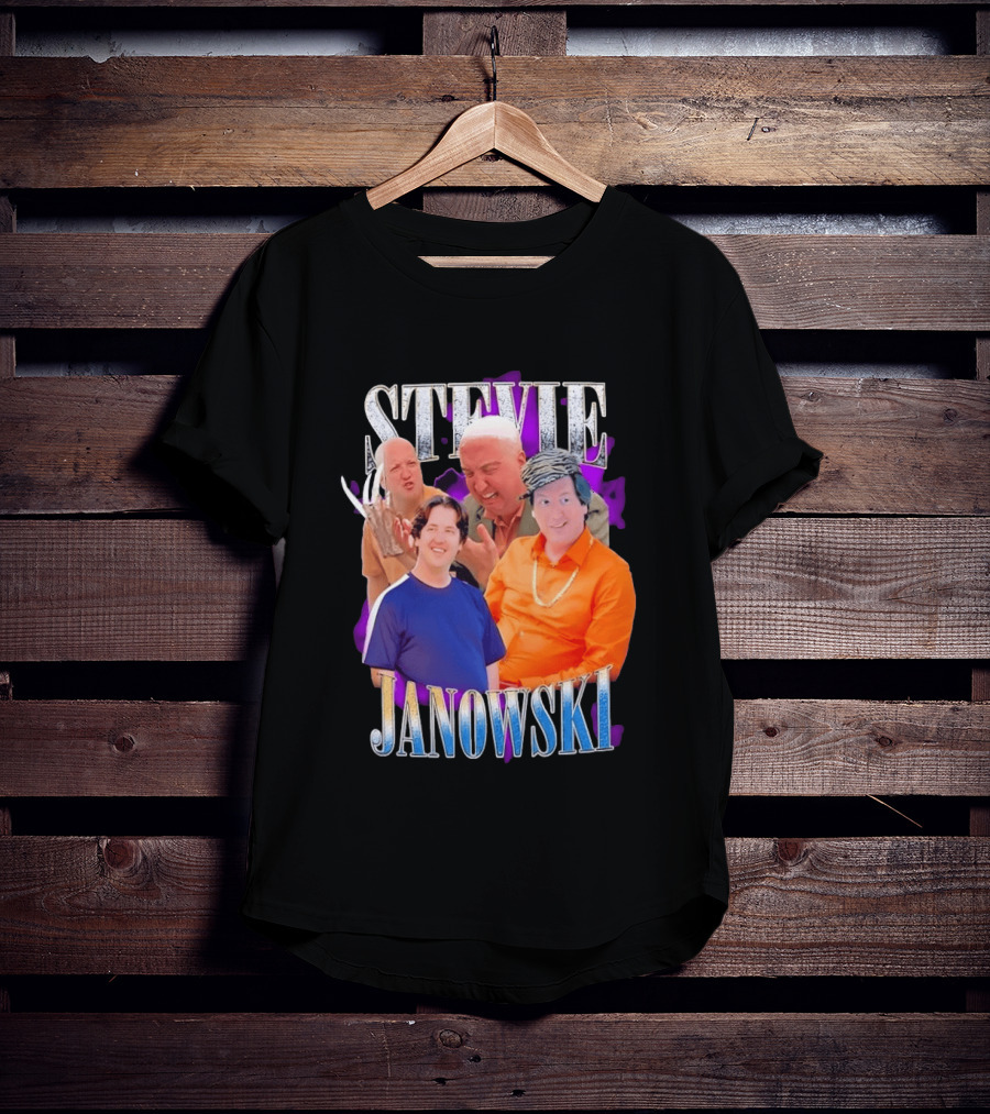 Stevie Janowski Comedy Collage Bootleg T-Shirt