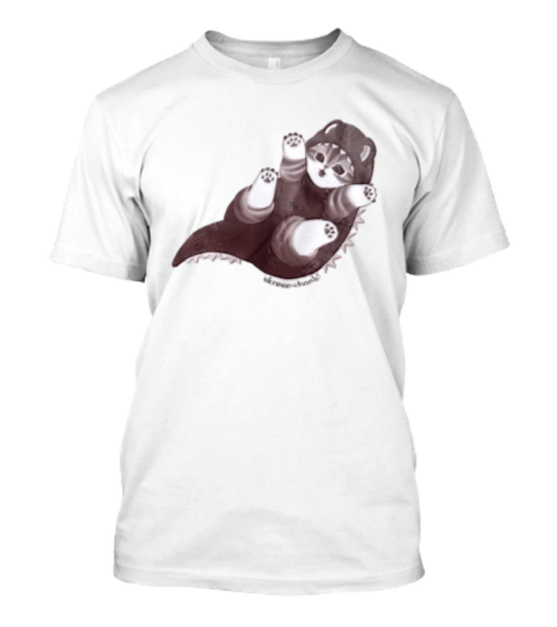 Mofusand Skreeonk Kaiju Cat Paws Playful T-Shirt