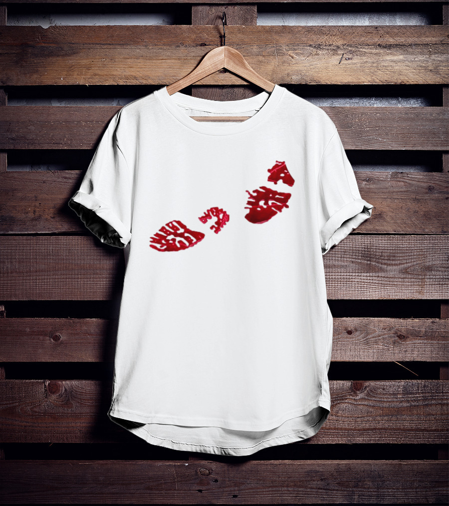 Night Lovell Bloodprints Dark Aesthetic T-Shirt