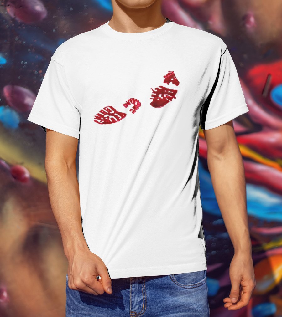 Night Lovell Bloodprints Dark Aesthetic T-Shirt