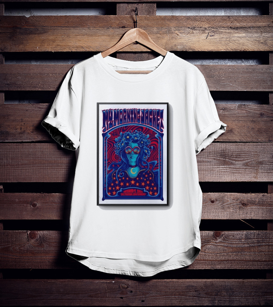 My Morning Jacket San Francisco October 9 2026 Psychedelic Floral Woman T-Shirt