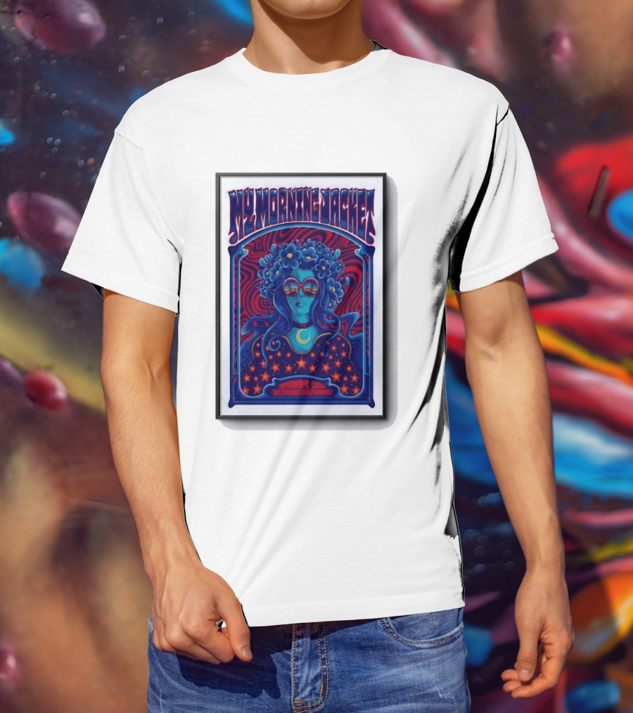My Morning Jacket San Francisco October 9 2026 Psychedelic Floral Woman T-Shirt